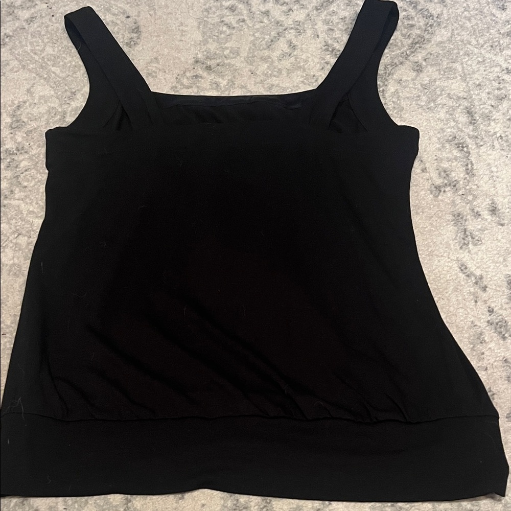 Chic Black Ruffle Blouse - Picture 3 of 3